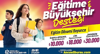 Büyükşehir’in eğitim desteğine başvurular başladı