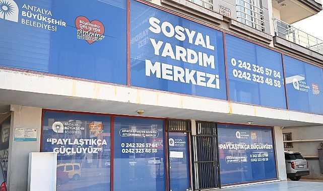 Büyükşehir Sosyal Yardım Merkezi’nde ihtiyaç sahiplerine destek