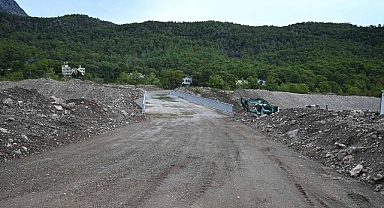 Çomaklar mevkisindeki köprü tamamlandı