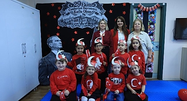 Cumhuriyet coşkusu Konaklı miniklerin kalbinde yankılandı