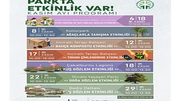 İzmir’de kasım ayı doğayla iç içe geçecek