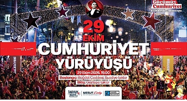 Kadıköy'de Büyük Cumhuriyet Yürüyüşü