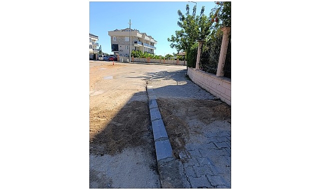 Kemer’de altyapı çalışmaları sürüyor