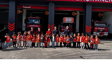 Minikler itfaiyeyi yakından tanıdı