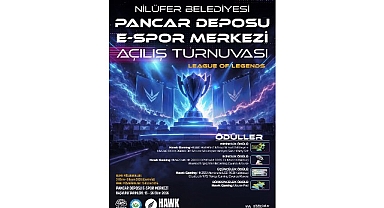 Nilüfer’in yeni e-spor merkezi kapılarını ödüllü turnuvayla açıyor