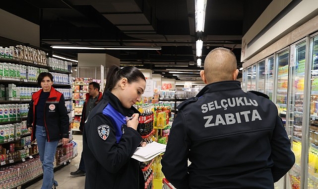 Selçuklu’da Market Denetimleri Sürüyor
