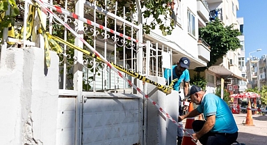 Yenişehir Belediyesi çökme bölgesinde tüm önlemleri aldı