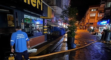 Yenişehir Belediyesi’nden su baskınlarına jet müdahale