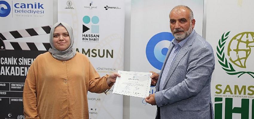 Canik Sinema Akademisi’nde Sertifika Heyecanı 
