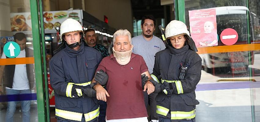 Antalya Büyükşehir otogarda deprem tatbikatı gerçekleştirdi 