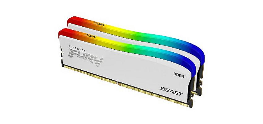 Kingston FURY Yeni Özel Sürüm RGB DDR4'ü Piyasaya Sürüyor