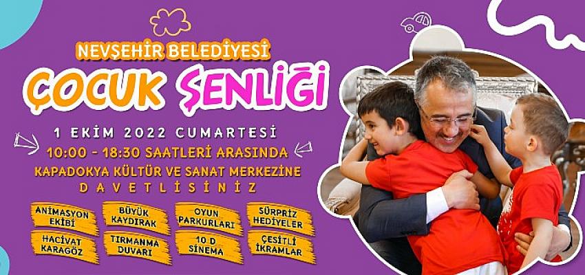 Nevşehir belediyesi'nden çocuk şenliği