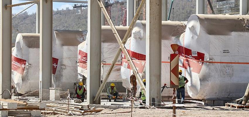 Akkuyu NGS Sahasında Başlatma ve Devreye Alma Yedek Kazan Dairesi İçin Üretilen Teknik Ekipmanların Montajı Başladı