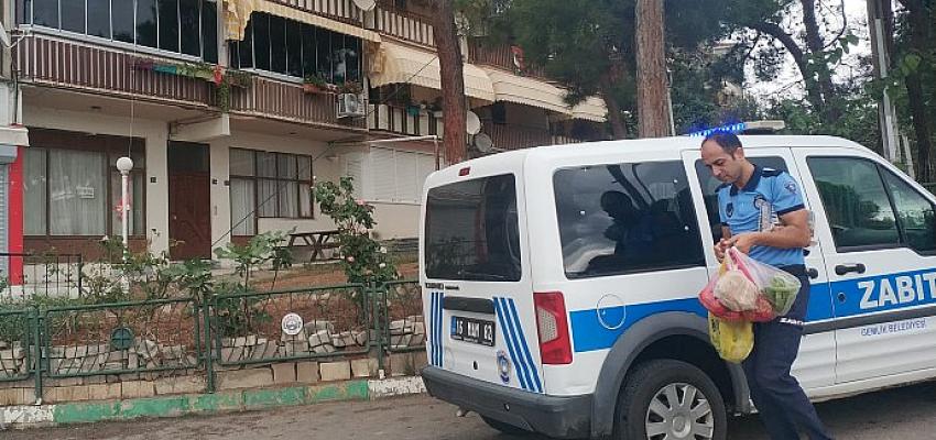 Gemlik zabıtasından şefkat örneği