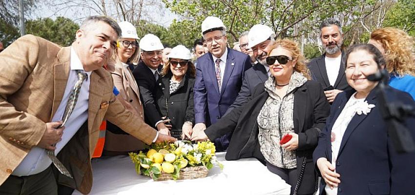 EÜ’nün Çeşme’deki dev ‘Gastronomi Akademisi’ projesi hızla yükseliyor