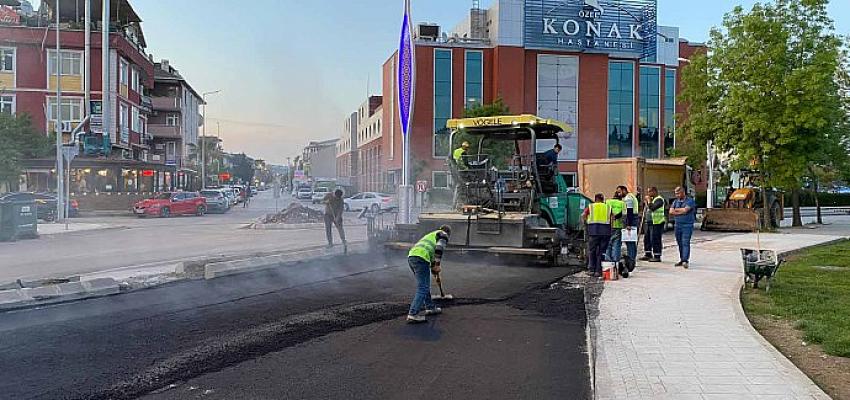 Kandıra Sapağı ve Demokrasi Bulvarı asfaltlandı