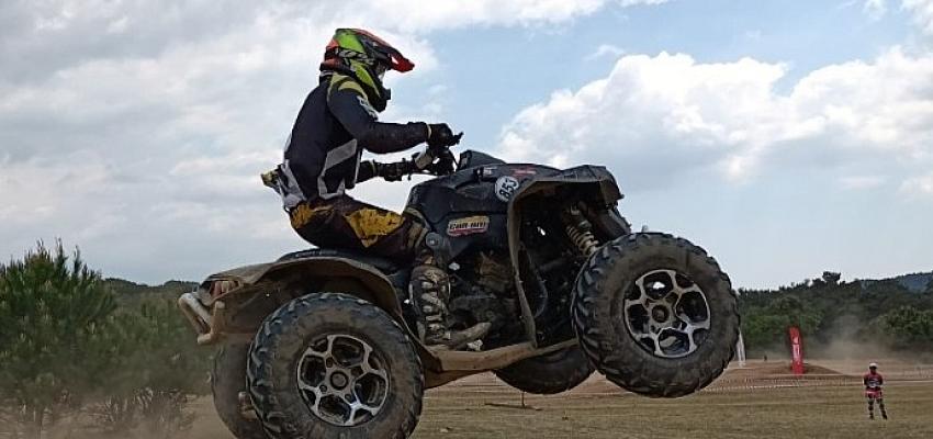 Bergama'da yapılan Türkiye Enduro ATV Şampiyonası'nın ilk ayak yarışları tamamlandı