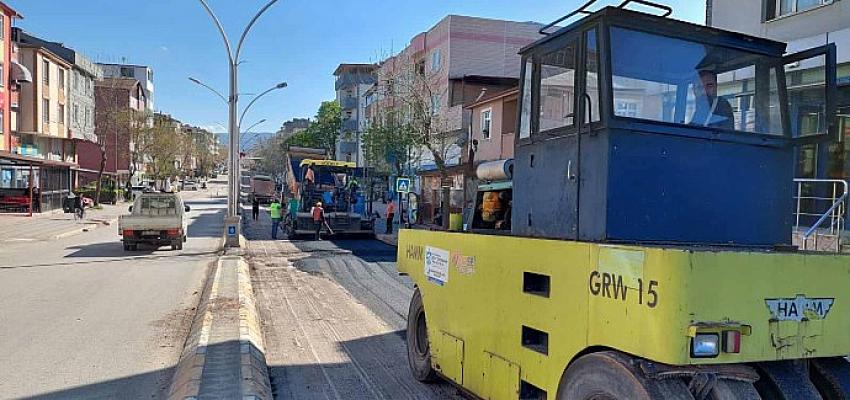 Körfez Akşemsettin Caddesi asfaltlandı