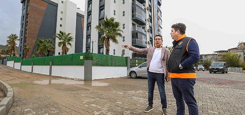 Buca Belediye Başkanı Erhan Kılıç'tan yerinde inceleme