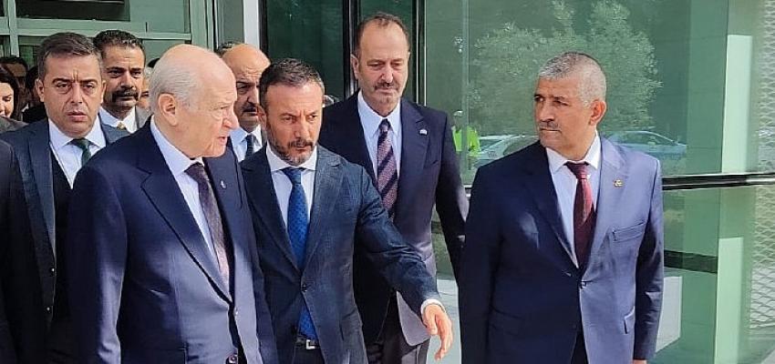 Milliyetçi Hareket Partisi Genel Başkanı Devlet Bahçeli İzmir'de