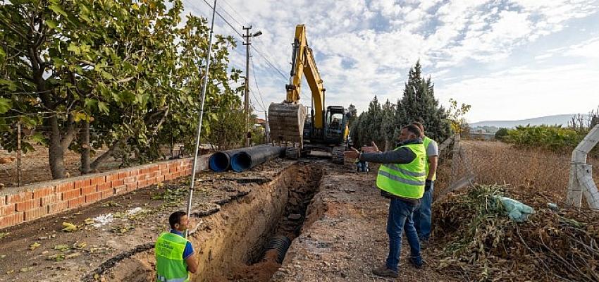 İZSU'dan Urla'da yağmur suyu harekâtı