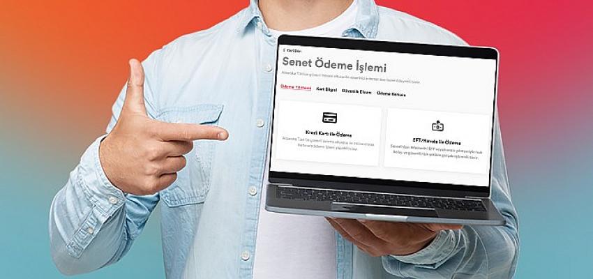 EFT ve havaleyle senet ödemek artık mümkün!