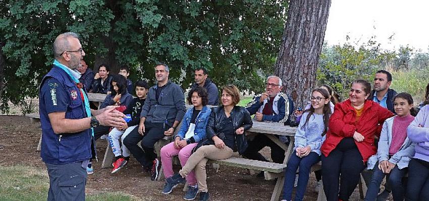 Antalya Büyükşehir izcileri Zeytin Park'ta kamp yaptı