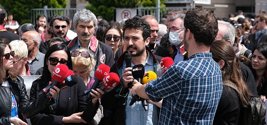 TKP'li Hukukçulardan Çağlayan Adliyesi önünde açıklama