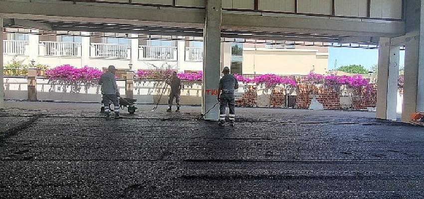 Kemer Kapalı Otopark ve Pazar Alanı Projesi'nde sona doğru