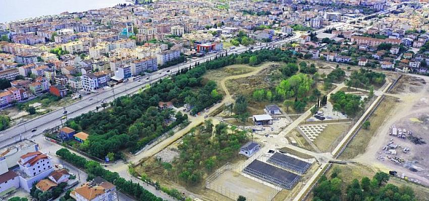 Derince Sağlıklı Yaşam Parkı havadan görüntülendi