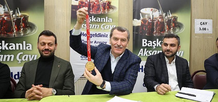 ‘Başkanla Akşam Çayı’nda 'İETT Blokları'ndan Sonra 'Üsküp Mahallesi' Müjdesi