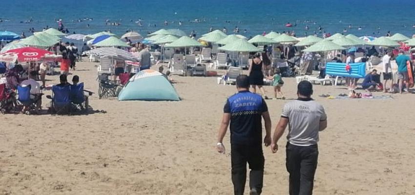 Zabıta sahillerdeki görevini başarıyla tamamladı