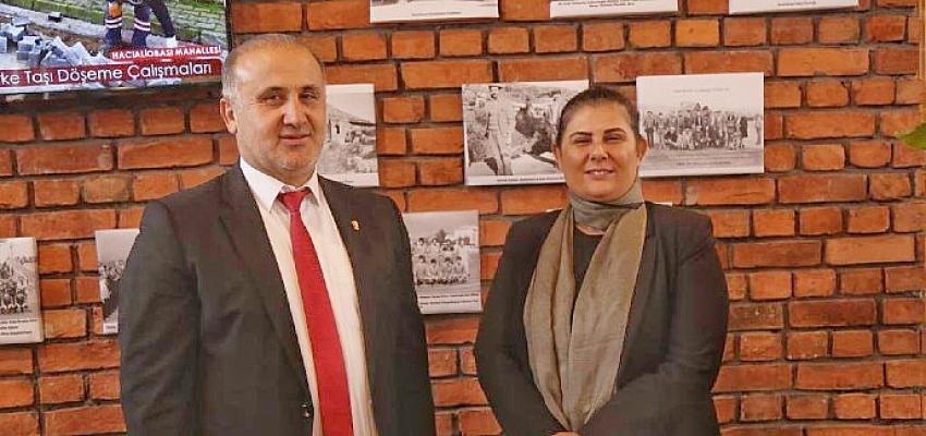 Aydın Büyükşehir Belediye Başkanı Özlem Çerçioğlu'ndan İncirliova Belediye Başkanı Aytekin Kaya'ya Ziyaret