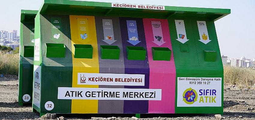 Keçiören’e 60 Adet Atık Toplama Merkezi Kazandırıldı