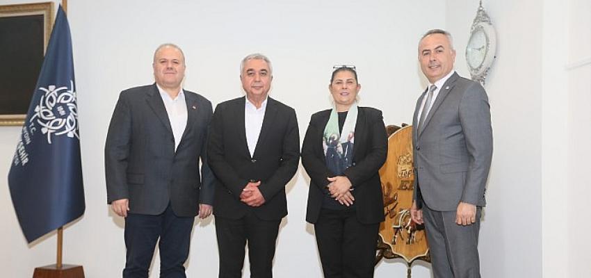 CHP ve İYİ Parti Nazilli İlçe Başkanlarından Başkan Çerçioğlu'na Ziyaret